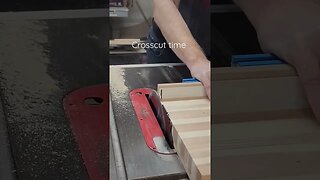 Crosscut Time #shorts #youtubeshorts #woodworking