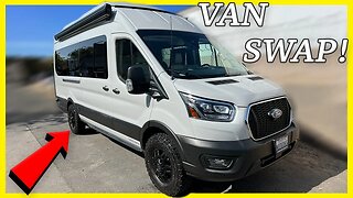 Camper Van Switch Up! ModVans MH1 X Ford Transit Van Conversion California To Las Vegas Nevada!