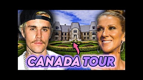 10 Celebrities Who Live In Canada - House Tour - Justin & Hailey Bieber, Celine Dion & More