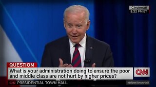 Joe Biden in 2021 - not worried about inflation (feat VERY SERIOUS Kamala Harris)