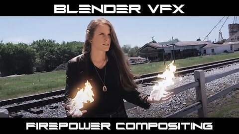 Blender VFX: Fire Power Compositing
