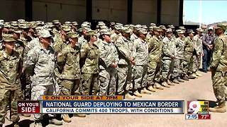 National Guard deploying to Mexican border