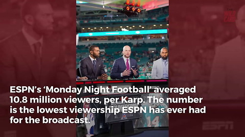 'Monday Night Football' Hits Record Low For ESPN