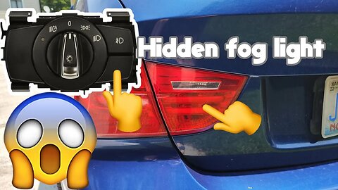 How to Activate your Hidden Rear Fog Light on your E9X For FREE!