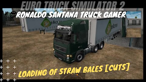 🚚LOADING OF STRAW BALES [cuts] ✌️😎RONALDO SANTANA TRUCK GAMER