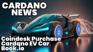 Cardano News - ADA EV Car - Book.io - Coindesk
