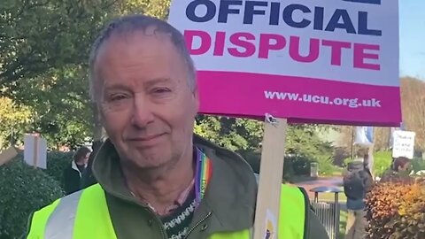 On the UCU picket line at the University of Southampton