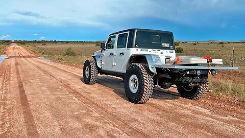 First 1000 mile ROAD TRIP on 40's - Jeep Gladiator Flatbed Camper