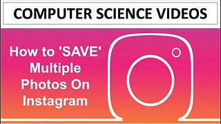 How to SAVE Multiple Photos You Own On Instagram Using A Computer | New