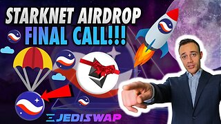 Time Is Running Out For The Starknet Airdrop! (Do This Now)