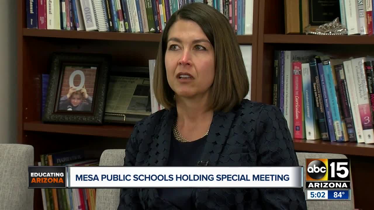 Mesa public schools holding special meeting