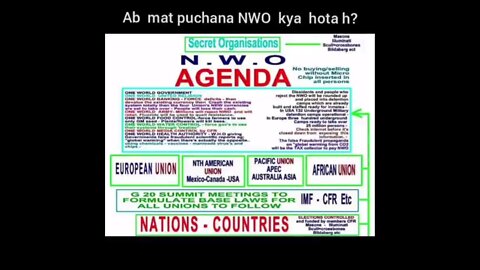 नई विश्व व्यवस्था एनडब्ल्यूओ एजेंडा 21 2030 Ab Mat Puchana New World Order NWO AGENDA21 2030 Kya Hai
