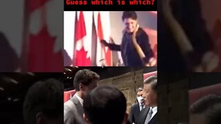Canadian embarrassment Justin Trudeau cowers in the presence of Xi Jinping