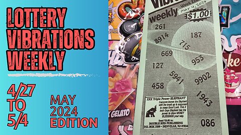 Lottery Vibrations Weekly 💲 Good until 5-4-24