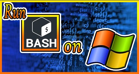 How to run bash shell scripts on windows