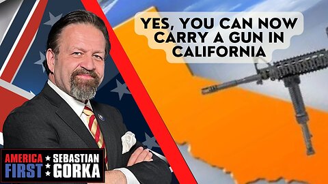 Yes, you can now carry a gun in California. Julie Zeller with Sebastian Gorka on AMERICA First