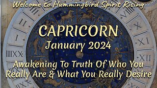 CAPRICORN January 2024 - Awakening To The Truth Of Who You Really Are & What You Really Desire