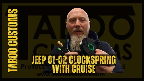 01-02 Jeep TJ Wrangler Clockspring WITH Cruise WHERE TO BUY and Installation