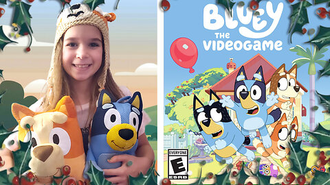 Lulu Plays Bluey Xbox Game | Merry Christmas! ☃️🎅