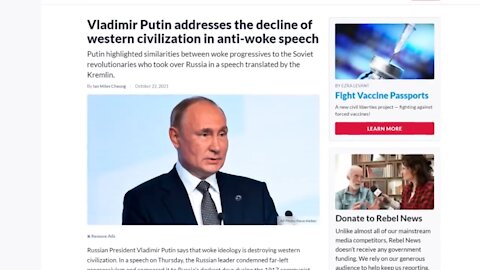 Putin Condemns Woke Ideology In Speech, Compares it To Russia's Darkest Days of The Bolsheviks