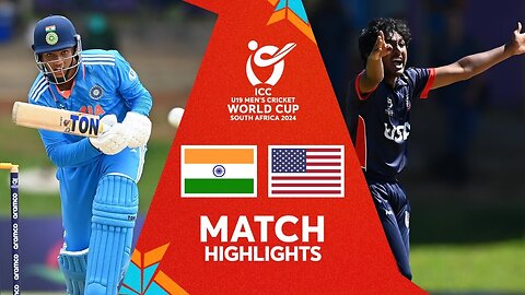 India Vs Usa Match Highlights ICC U19 Men's CWC 2024