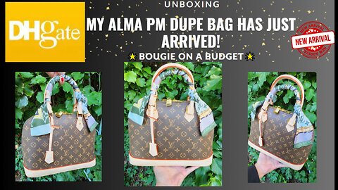 DHgate AAA Quality Louis Vuitton Style Alma PM Brown Monogram Dupe Bag Unboxing & Seller Review