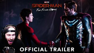 SPIDER-MAN: FAR FROM HOME - Official Trailer REACTION