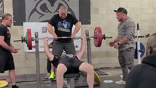 446lbs master Bench national record, I set in Nov of 2021 tied for 4th all time worlds Best Masters