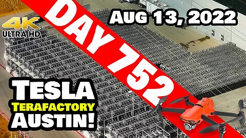 CASTINGS READY FOR HUGE PRODUCTION BOOST AT GIGA TEXAS! -Tesla Gigafactory Austin 4K Day 752-8/13/22