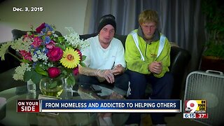 From homeless and addicted to helping others