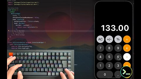 ASMR Programming - Coding IOS (IPhone) Calculator - No Talking