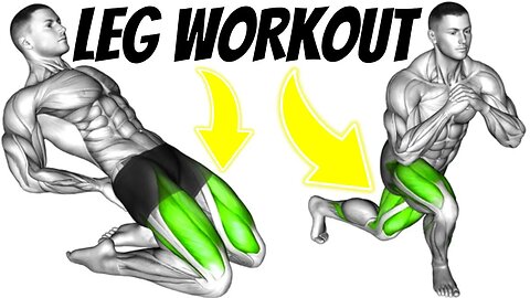 Leg Workout At Home For Men 100% Result ✅ 🏆 💪🏻(No Equipment!)🚫