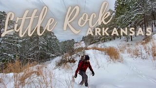 Trapped At Base Camp | Snow Storm Little Rock