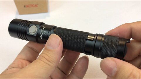 The awesome ATACTICAL A1 550 lm Pocket-Sized LED Torch Super Bright Black LED Flashlight review