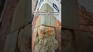 Concrete & Geopolymer vs Igneous Rock Walls #archaeology #egypt #inca #mountain #contruction #shorts