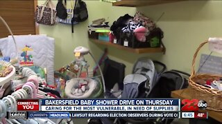 Bakersfield Baby Shower drive on Thursday