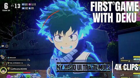 My Hero Ultra Rumble Open Beta Test | First Game With Deku | PS5, PS4 | 4K (No Commentary Gaming)