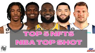 Top 5 Most Expensive NFTS - NBA Top Shot #nbatopshot #nba #nfts