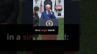 Joe Biden attempts to define America in a single word #bidenfails #slowjoe #bidengaffes #trump2024