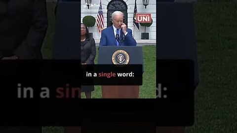 Joe Biden attempts to define America in a single word #bidenfails #slowjoe #bidengaffes #trump2024