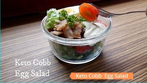 Keto Cobb Egg Salad Recipe #Keto #Recipes