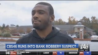 Bank Robber Captured After He Stopped To Give Interview On Traffic