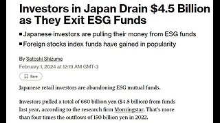 Japanese Investors Ditch ESG Funds