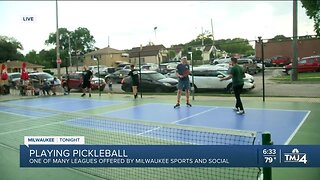 Pickleball offered by Milwaukee Sports and Social