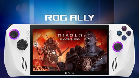 Diablo IV Season of Blood | Rog Ally Ryzen Z1 Extreme - 720p