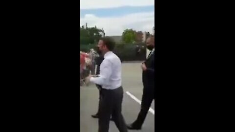 BREAKING:President Macron of France attacked and assaulted