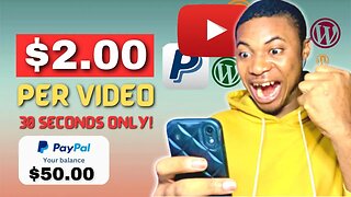 Earn $50 Just by Watching Video (Make Money Online For Free)