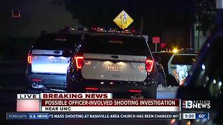 Officer involved shooting at UMC