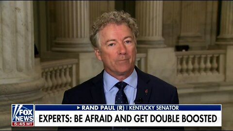 Sen. Rand Paul Rips CDC’s Sensationalism of The Government