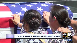 Remains of Marine killed in Japan crash returned